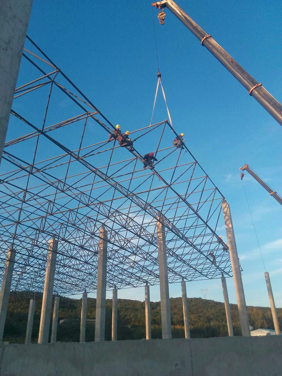 延安汪清物流园网架